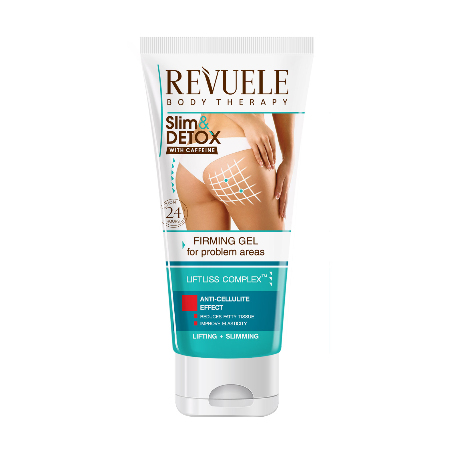 Підтягувальний гель для тіла Revuele Slim &amp; Detox Firming Gel для проблемних зон, 200 мл